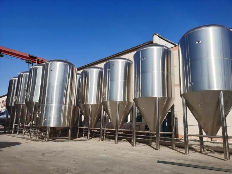 3000L Stainless Steel Beer Fermenter with Cooling Jacket Unitank