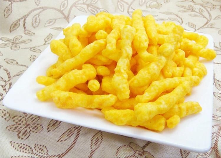 Industrial Automatic Baked Fried Cheetos Kurkure Nik Naks Corn Curls Production Line