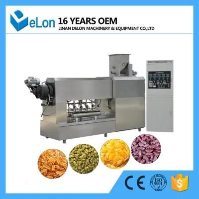 Twin Screw Extruder Artificial Fortified Rice Making Processing Machine