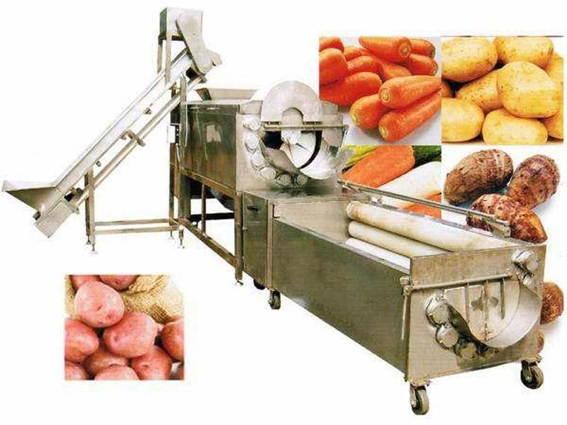 Fur Brush Vegetable Washing Machine