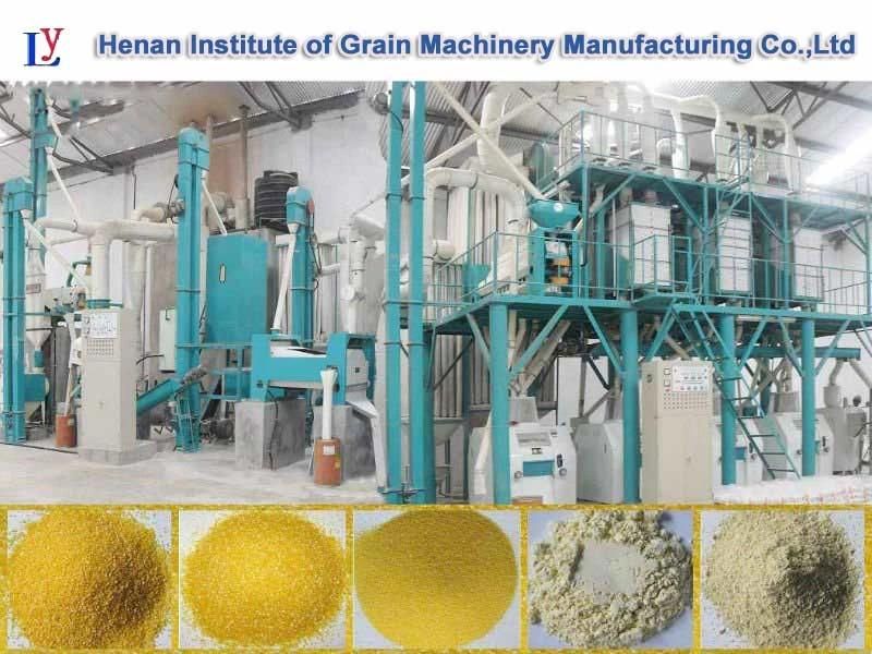 Water Storage Type Maize Flour Mill Line