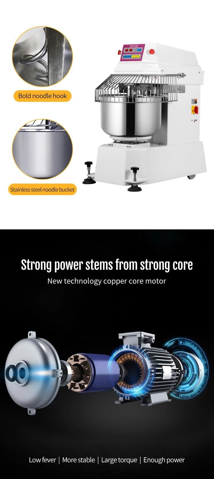 Flour Processing Machine Kneading Capacity 15kg Spiral Mixer