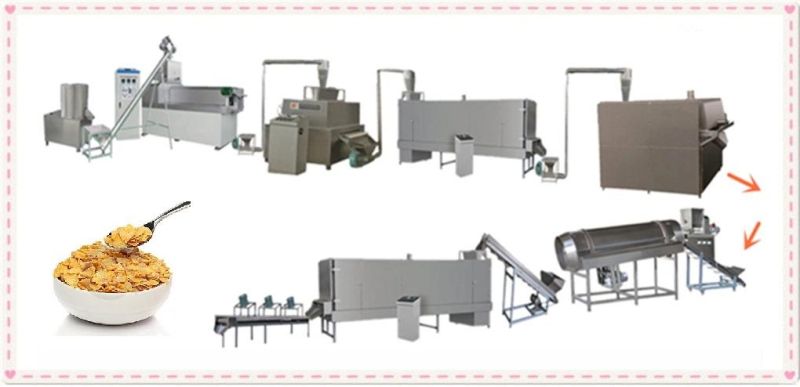 Breakfast Oatmeal Manufacturer Corn Flakes Machine