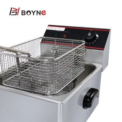 Commercial Kitchen 6L Electric Stainless Steel Deep Fryer