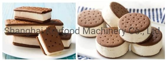 Customized Automatic Frozen Ice Cream Sandwich Machine