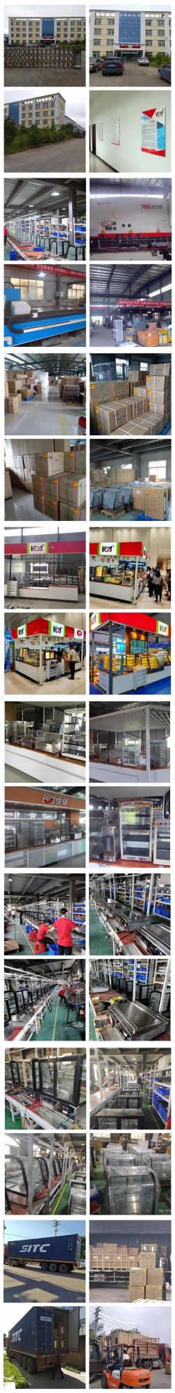 CH-4dh Professional Warm Showcase Warmer Display Cabinet for Hamburg Kfc Food Shop