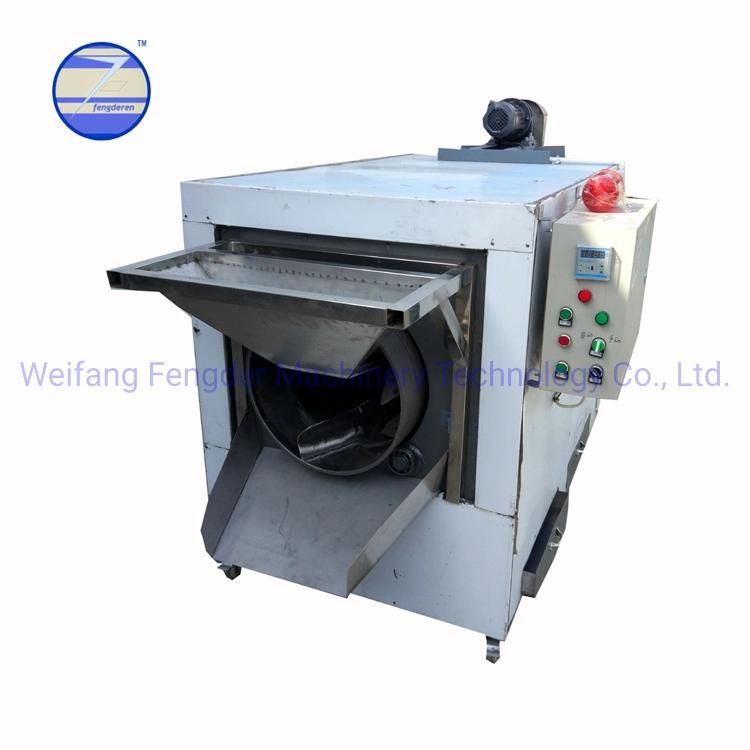 150-300kg/H Stainless Steel Seeds /Nuts/ Wheat /Corn Roaster Peanut Roasting Machine