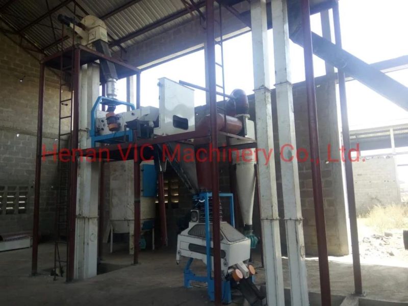 Oil crop seed oil production line