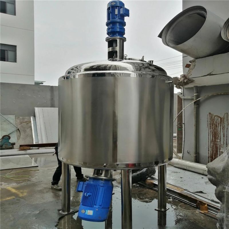 Stainless Steel Insulated Jacketed Blending Mixing Tank Preparation Tank Price