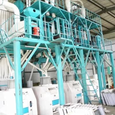 PLC Control Automatic 300t/24h Wheat Flour Milling Machine