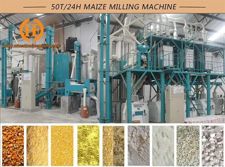 Kenya Zambia Uganda Mozambique 150t Maize Milling Flour Machine