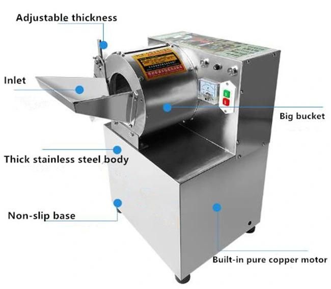 Vegetable Slicer Vegetable Cutter Yam Slicing Machine