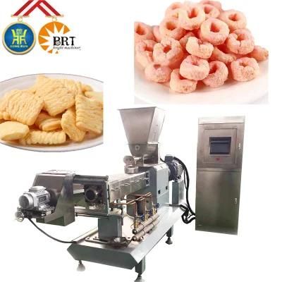 Cereal Bar Ball Snacks Production Equipment Line Extruder Machine Puff Stick Factory