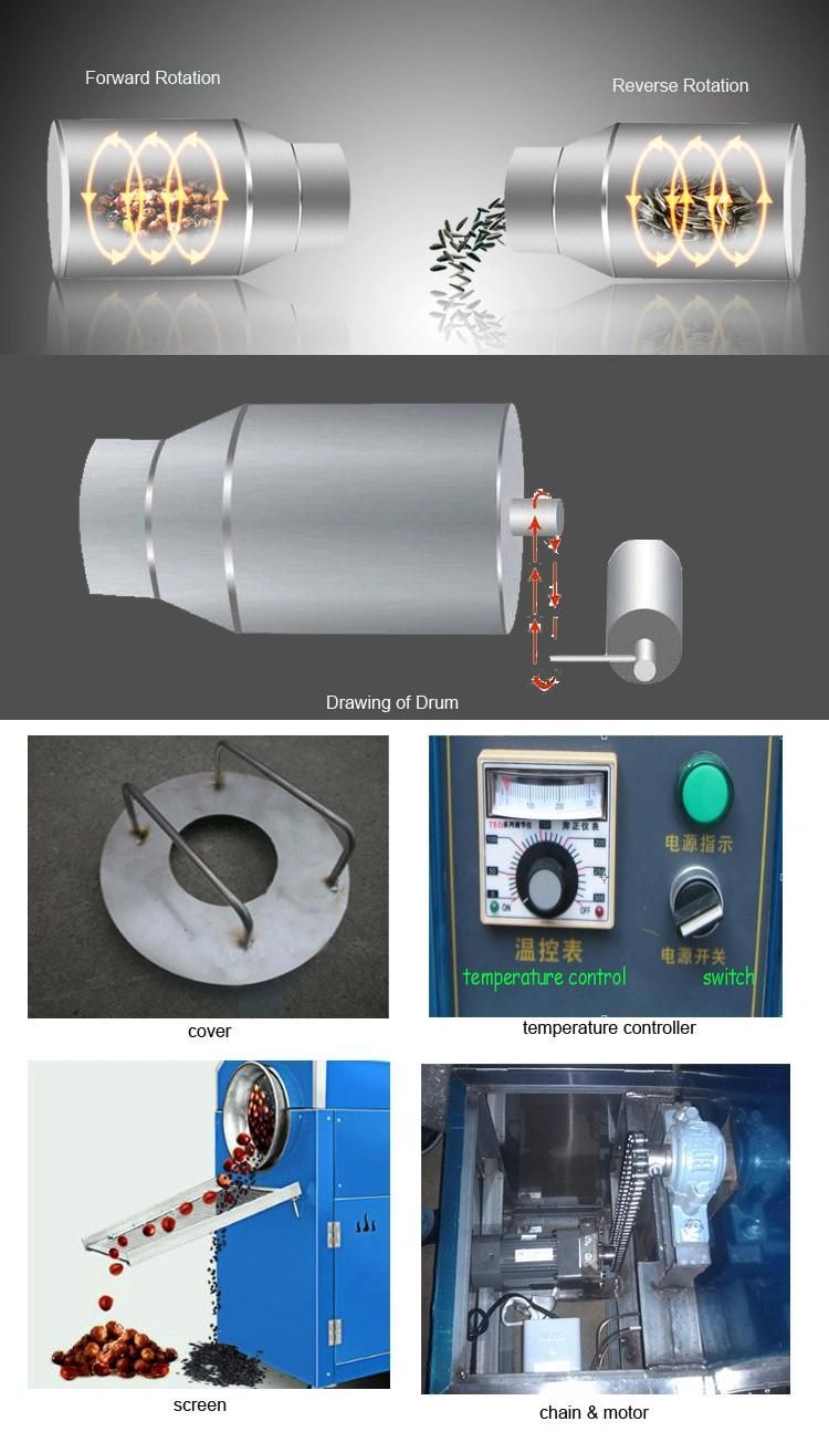Food Baking Machine Coffee Roaster Peanut Roasting Machine