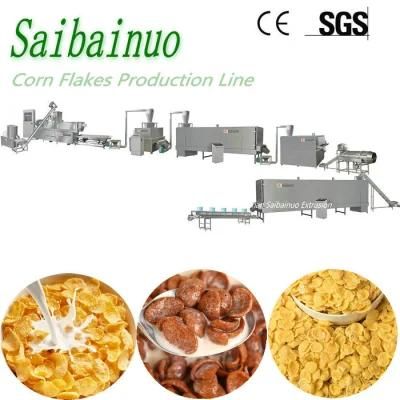 Sweet Breakfast Cereals Corn Flakes Making Machine