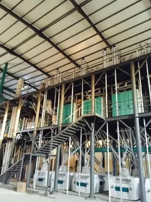 Complete Set Steel Frame Model Wheat/Mazie Flour Mill