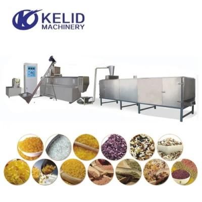 Fully Automatic Twin-Screw Extruder Artificial Fortified Rice Making Machine