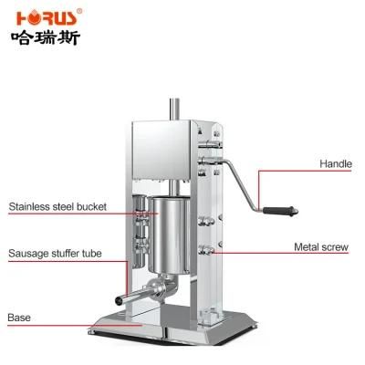 Sausage Maker Meat Stuffer 5L Manual Vertical Sausage Stuffer