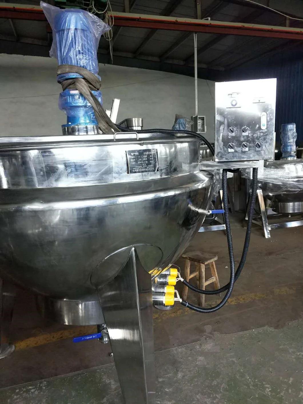 Electric Control Vertical Jacketed Cooking Kettle for Factory