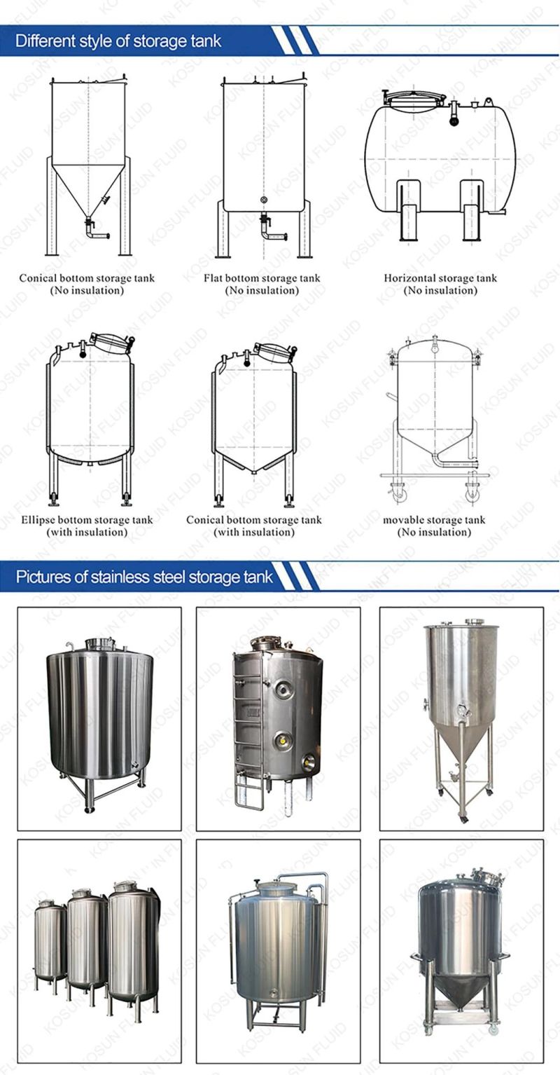 Stainless Steel Cooling and Storage Milk Tank