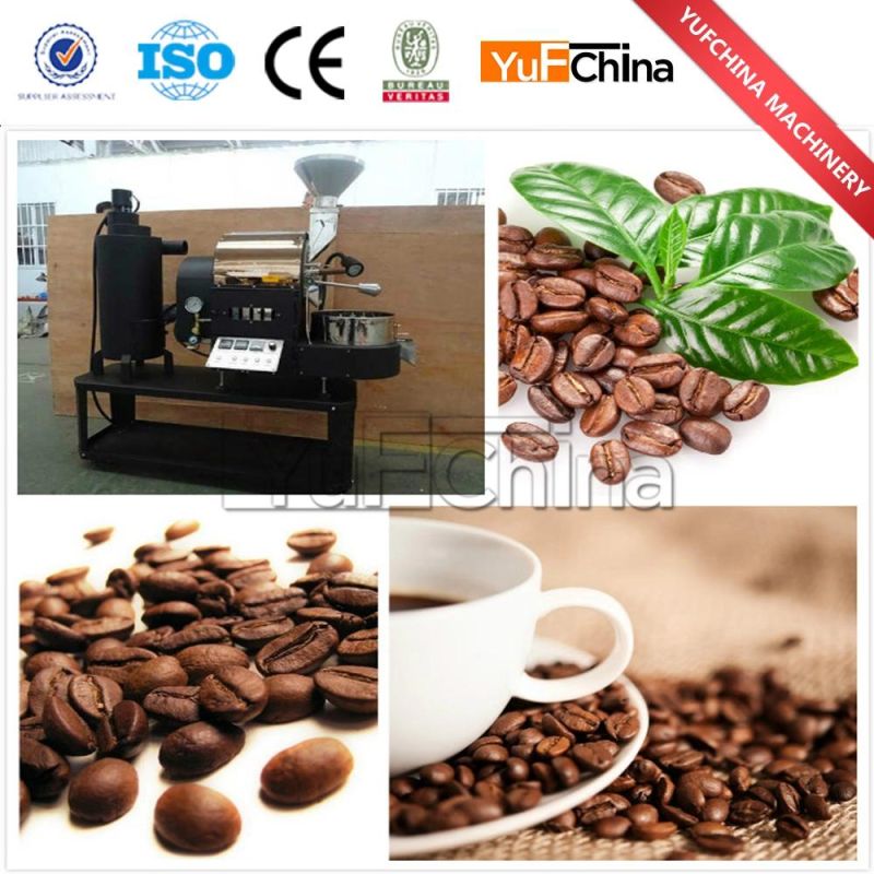 Good Quality Automatic 1kg Gas Heating Coffee Roaster for Sale