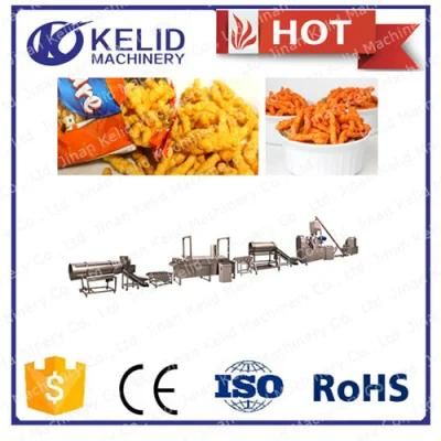 Full Automatic Stainless Steel Puffed Corn Curls Cheetos Making Machine