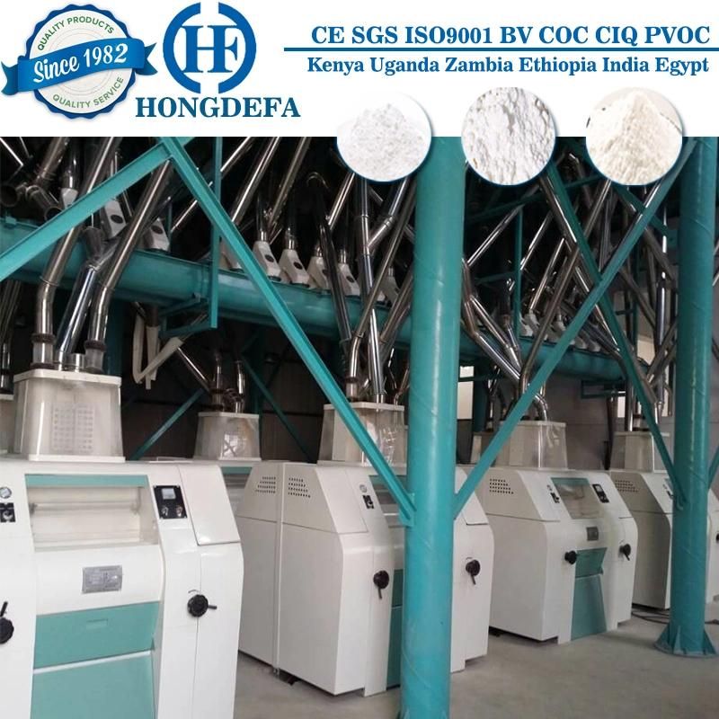 50t European Standard Wheat Flour Milling Machinery Factory