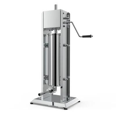 S. S Manual Sausage Stuffer Machine Vertical Sausage Filler 3-7L