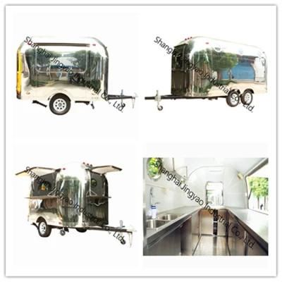 China Crepe Concession Trailers Crepe Trailer Electric Food Trailer