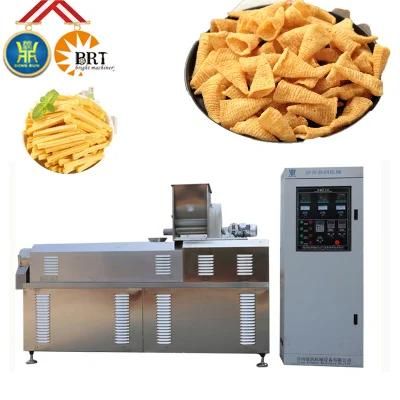 Pops Fried Snacks Corn Chips Making Machine Plant Manufacturer