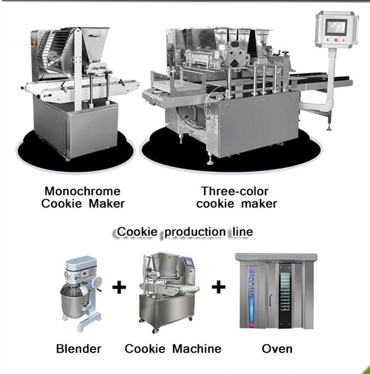 2021 New Type Large-Capacity Cookie Makers, Seven-Nozzle Cookie Making Machine