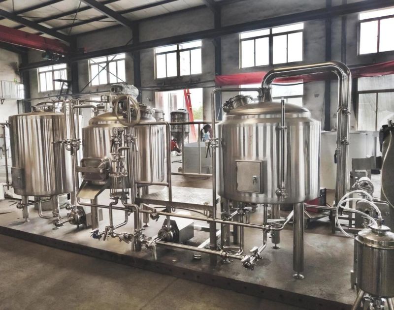 500L Brew House Unit Beer Making Machine SS304 Brew Kettle