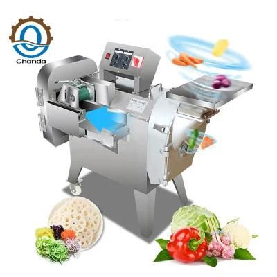 Commercial Automatic Carrot Potato Cucumber Onion Cutting Machine Root Vegetable Cutter ...