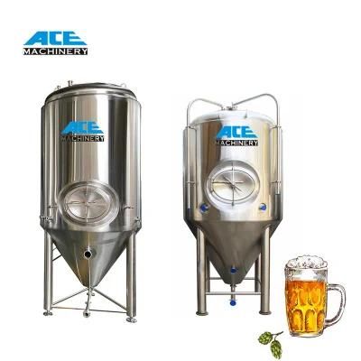 Factory Price 500L 1000L 1500L 2000L Liter Fermentation Tank Beer Brewing Equipment ...