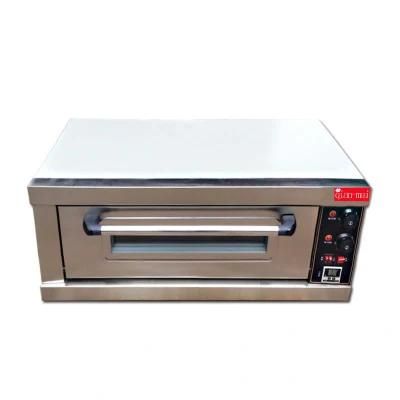 Commercial Kitchen 1 Deck 1trays Food Bread Bakery Equipment Electric Pizza Baking Oven