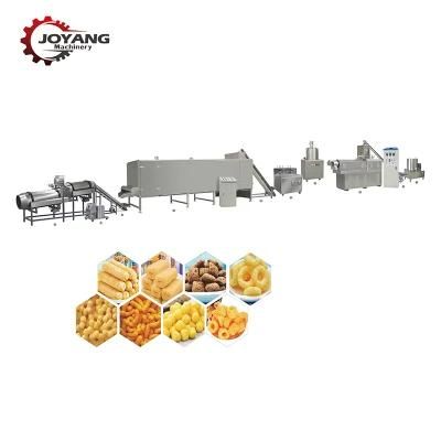 Food Expander Puffed Snack Machine Cereal Grain Inflation Machinery Equipment Processing ...