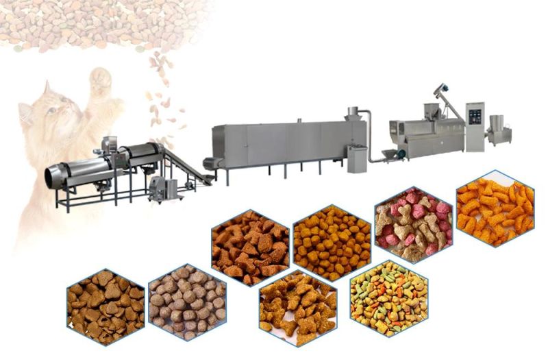 High Capacity Dog Cat Fish Pet Food Making Equipment