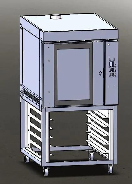 Sain Mate 4 Trays Electric Hot Air Convection 10 Trays Proofing Bread Baguette Toast Combination Oven