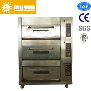 3 Layers 6 Pans Stainless Steel Electric Deck Oven