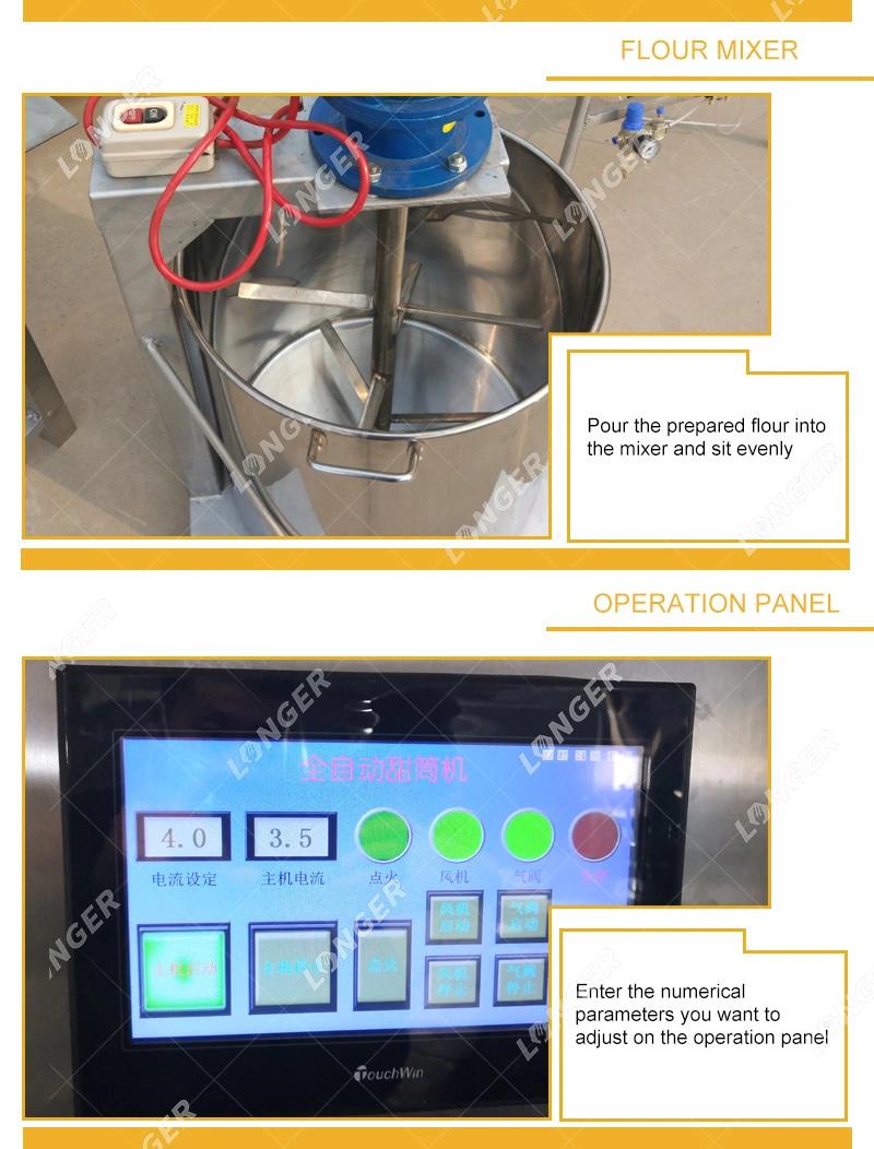 Automatic Sugar Cone Making Machine Ice Cream Cone Production Line