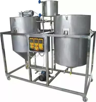 250L Crude Oil Refineries Vegetable Oil Cooking Oil Refining Machine