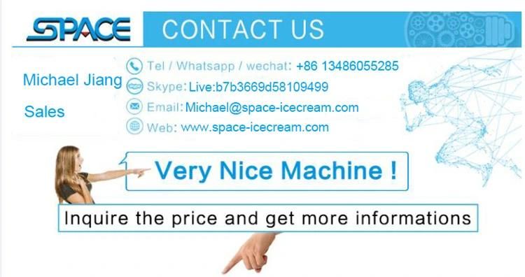 380V Three Flavor Soft Ice Cream Machine with Ce