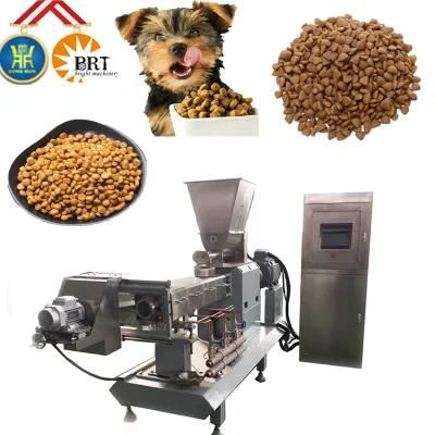 Pet Dog Cat Chewing Food Pellet Machine Pet Food Production Line Making Extruder Equipment ...