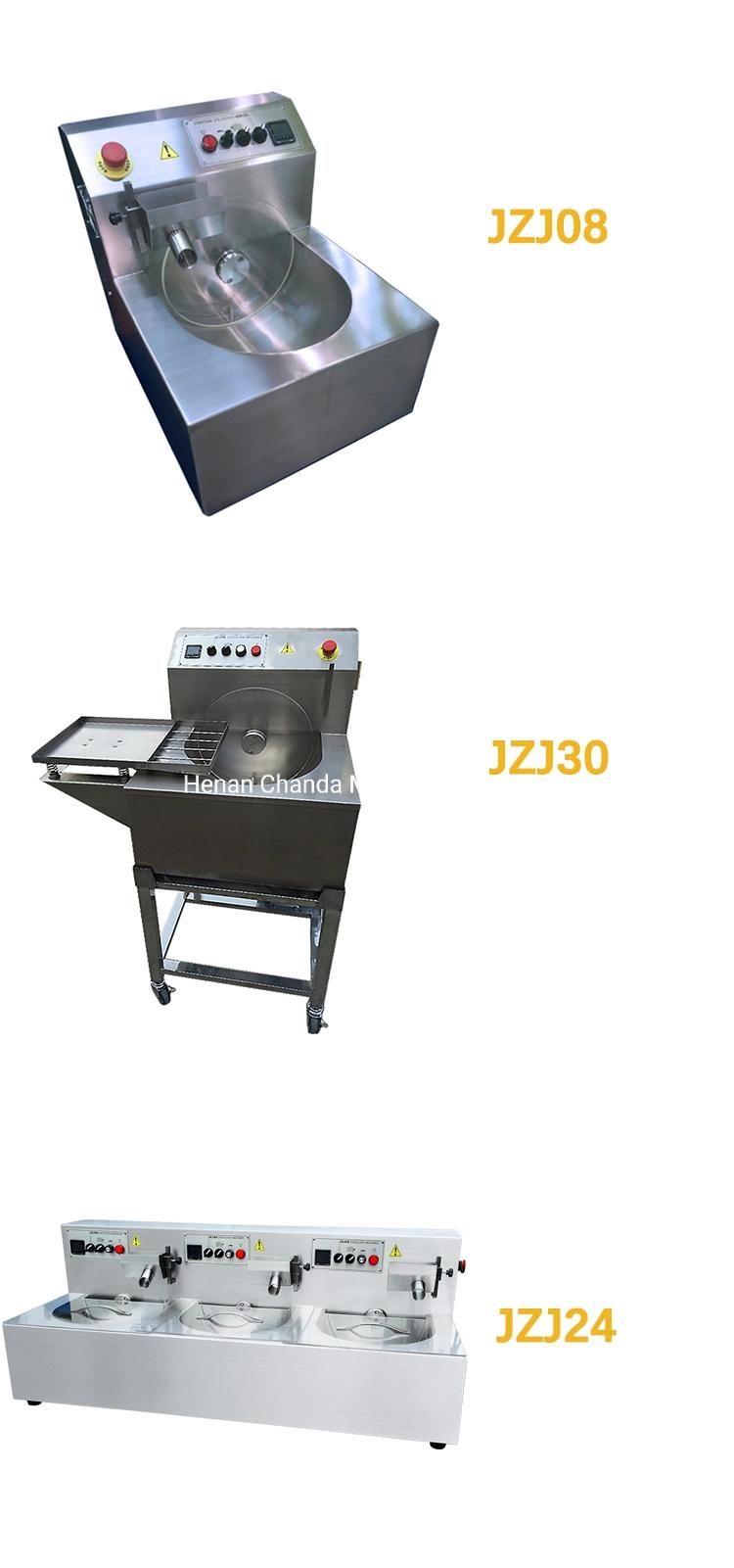 OEM CE Approved 8kg Mini Chocolate Coating Machine Hot Sale Chocolate Enrobing Equipment with 304 Stainless Steel