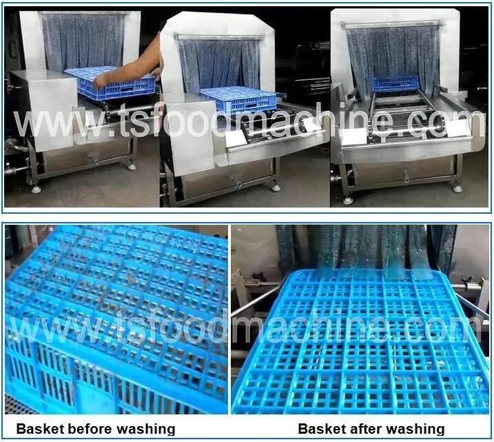 Industrial Basket Crate Washer and Pallet Tray Washing Machine