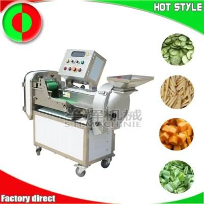 Commercial Eggplant Bean Pepper Leaf Vegetable Cutting Machine Fruit Cutter