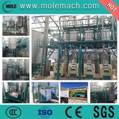 Compact Wheat Maize Corn Grain Flour Semolina Milling Mill