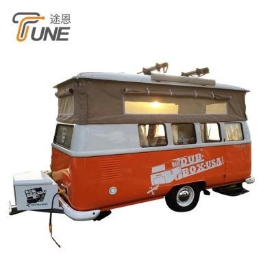 Qingdao Tune Hot Dog Food Cart New Mobile Food Trailer Hamburgers Carts for Sale