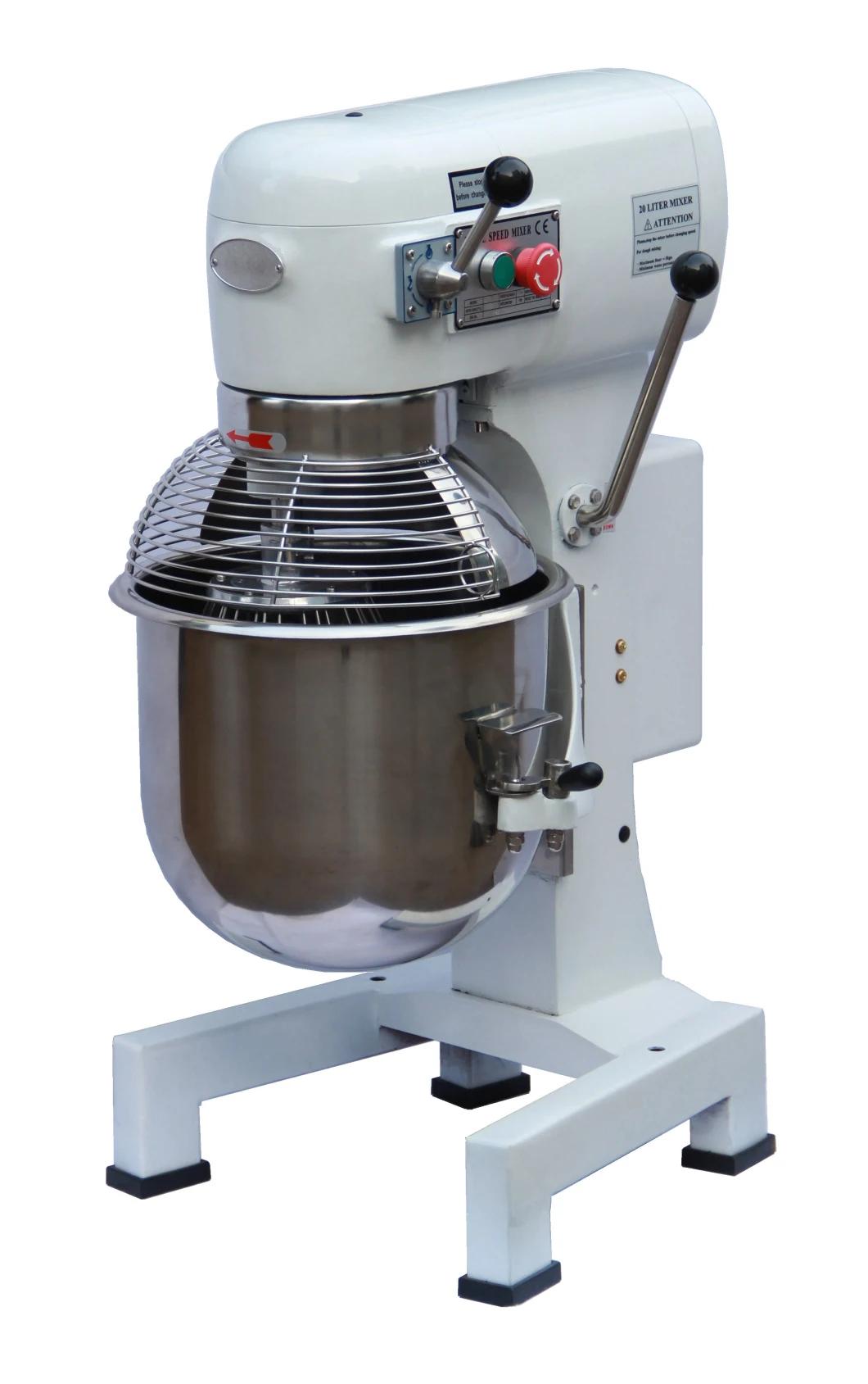 Hongling Bakery Equipment 60L 25kg Planetary Food Mixer with Auto Lifter+Hand Lifter