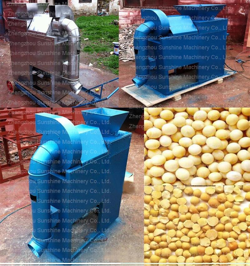 Stainless Steel Dry Method Soybean Broad Bean Peeling Machine